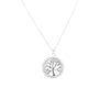 Sterling Silver Stoneset Tree of Life Pendant