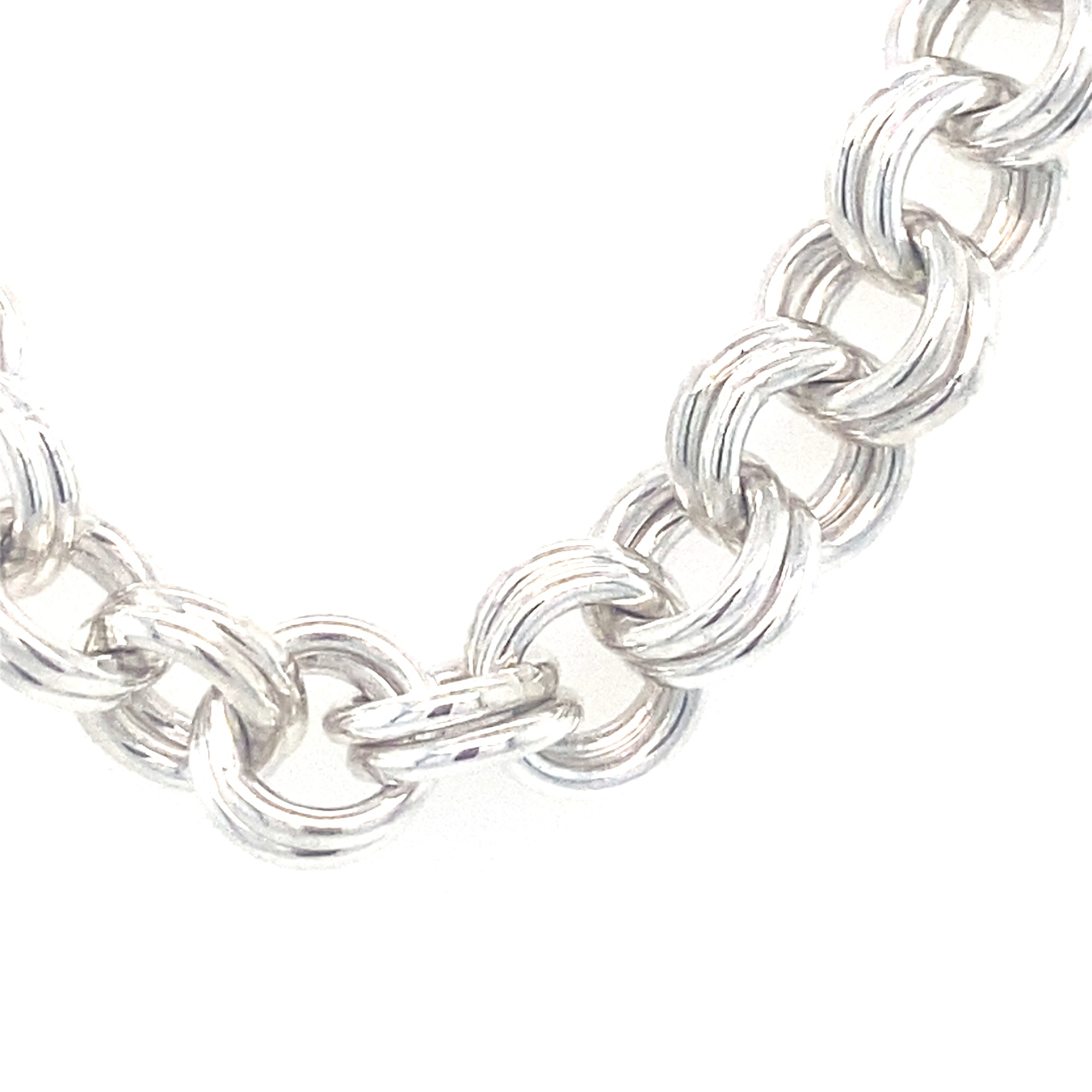 Sterling Silver Double Link Necklace