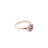 9kt Rose Gold Ring with Diamonds &amp; Ruby