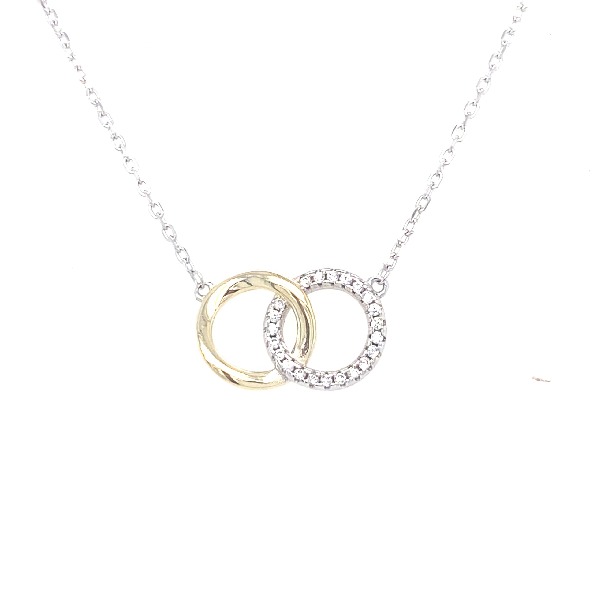 Sterling Silver Interlocking Circle Pendant