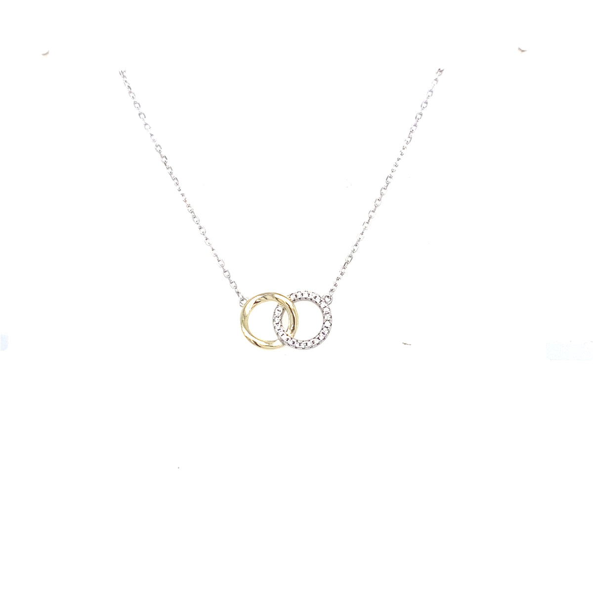 Sterling Silver Interlocking Circle Pendant