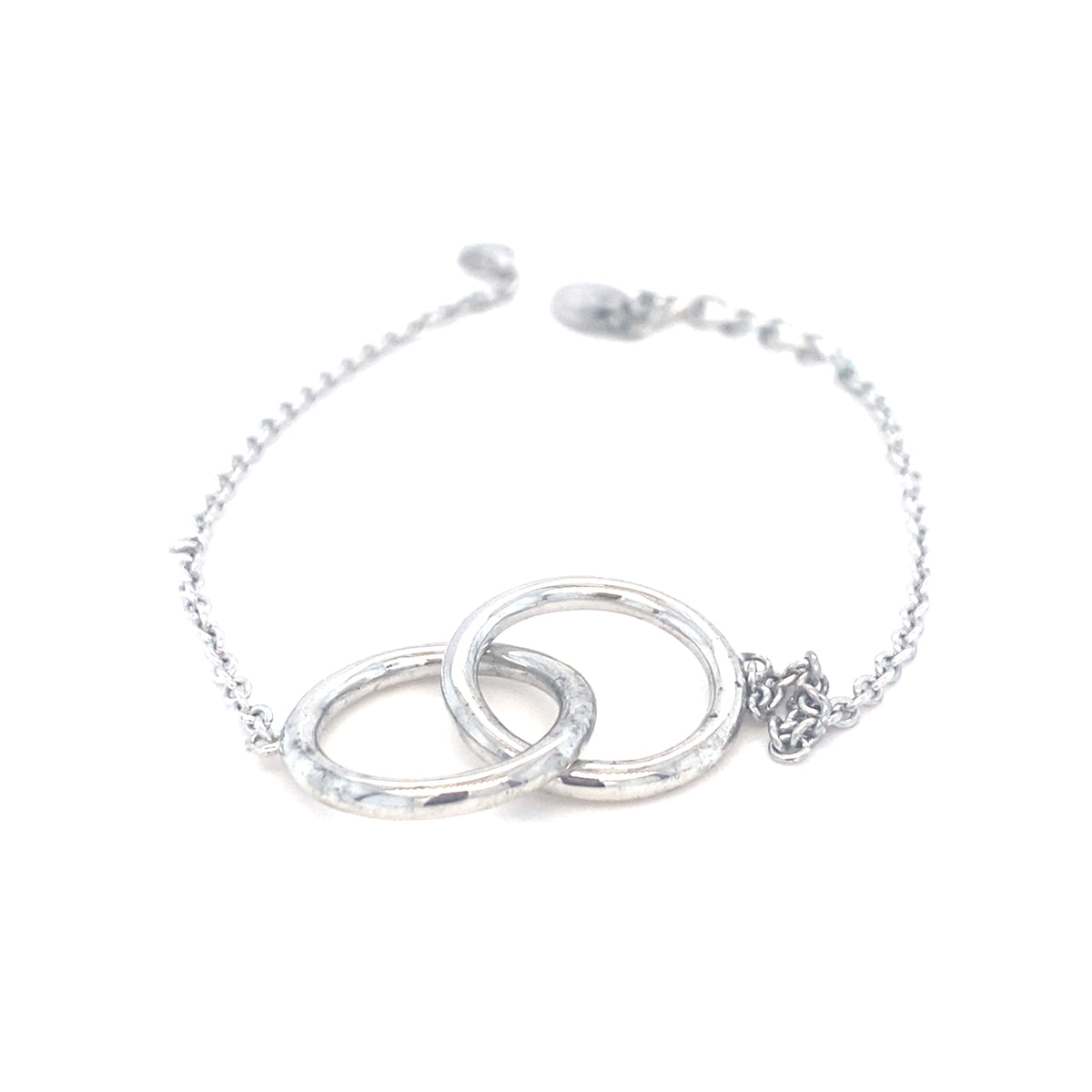 Sterling Silver Interlinked Circle Bracelet