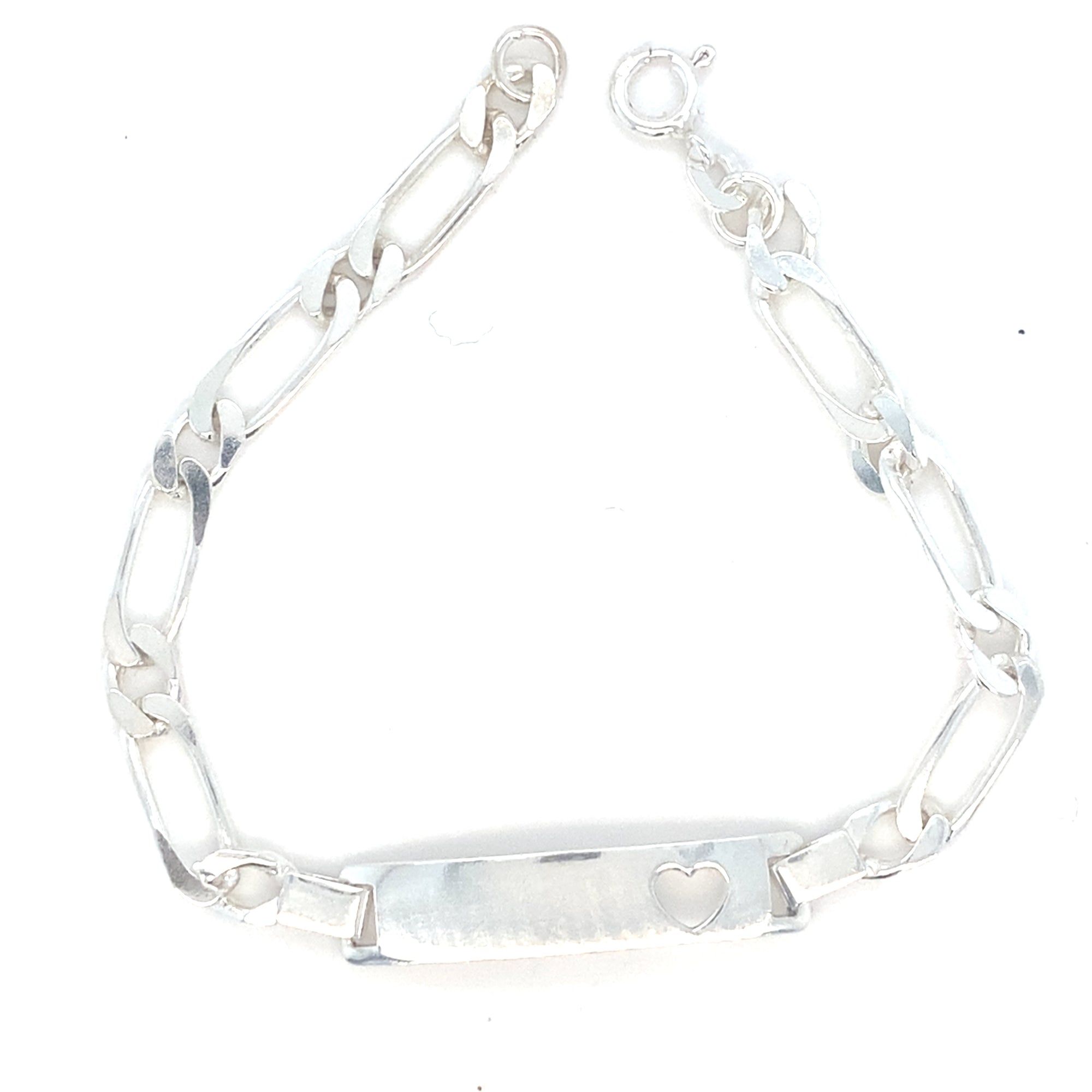 Silver Kids Idenity Bracelet