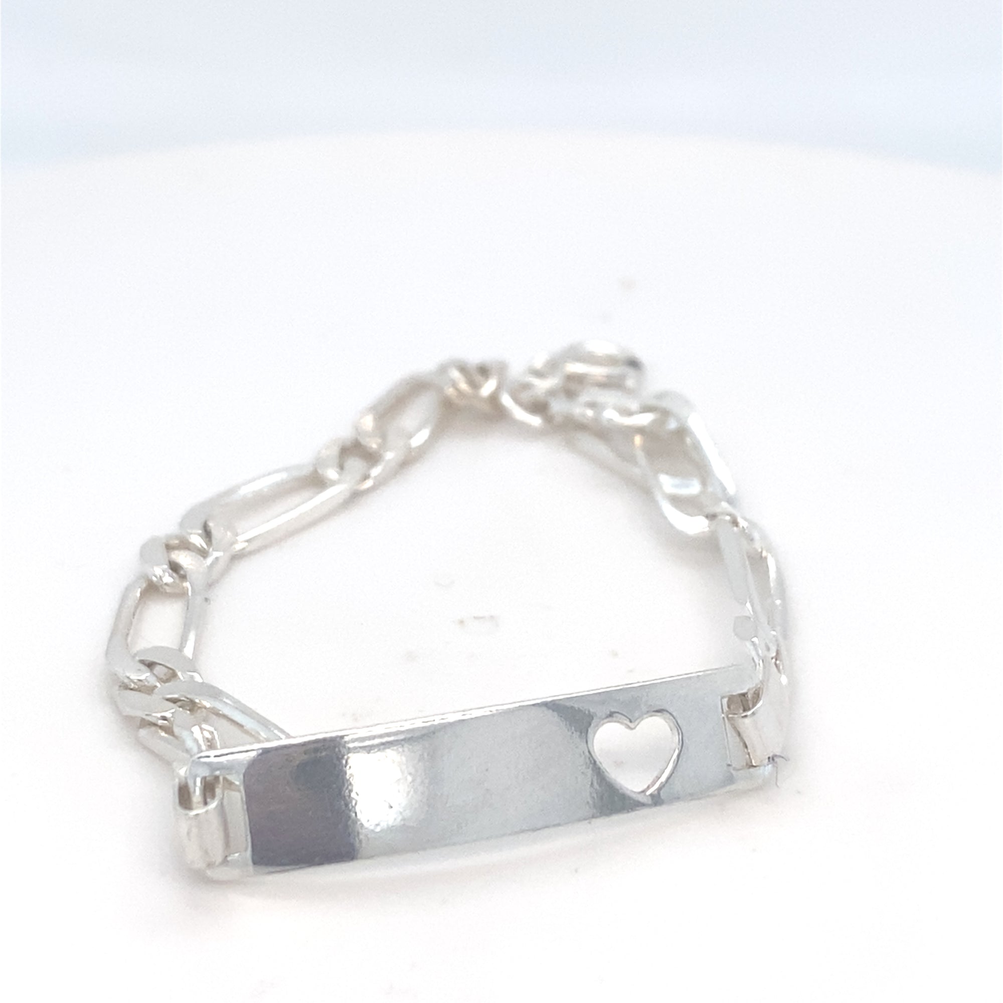 Silver Kids Idenity Bracelet
