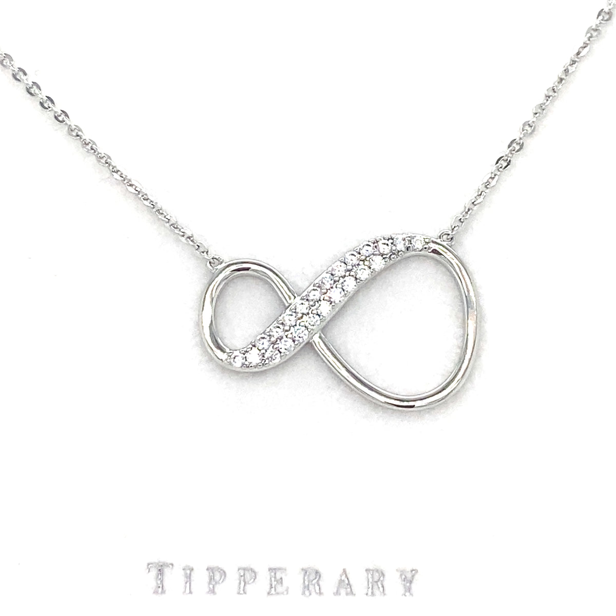 Silver Coloured Infinity Smybol Pendant