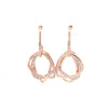 Rose Gold Drop Earrings from Cristallo di Milano