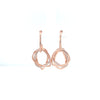 Rose Gold Drop Earrings from Cristallo di Milano