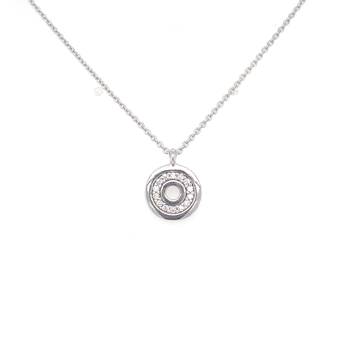 Sterling Silver Small Disc Pendant