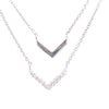 Sterling Silver Double Layer Pendant