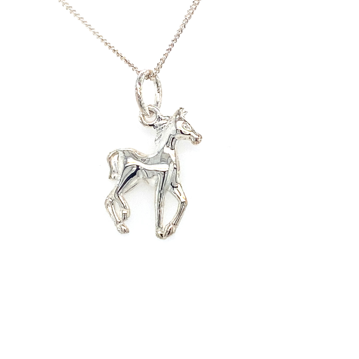 Sterling Silver Horse Pendant