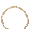 9kt Gold Extra Long Antique Bracelet