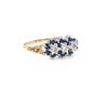 9kt Gold Sapphire &amp; Diamond Ring