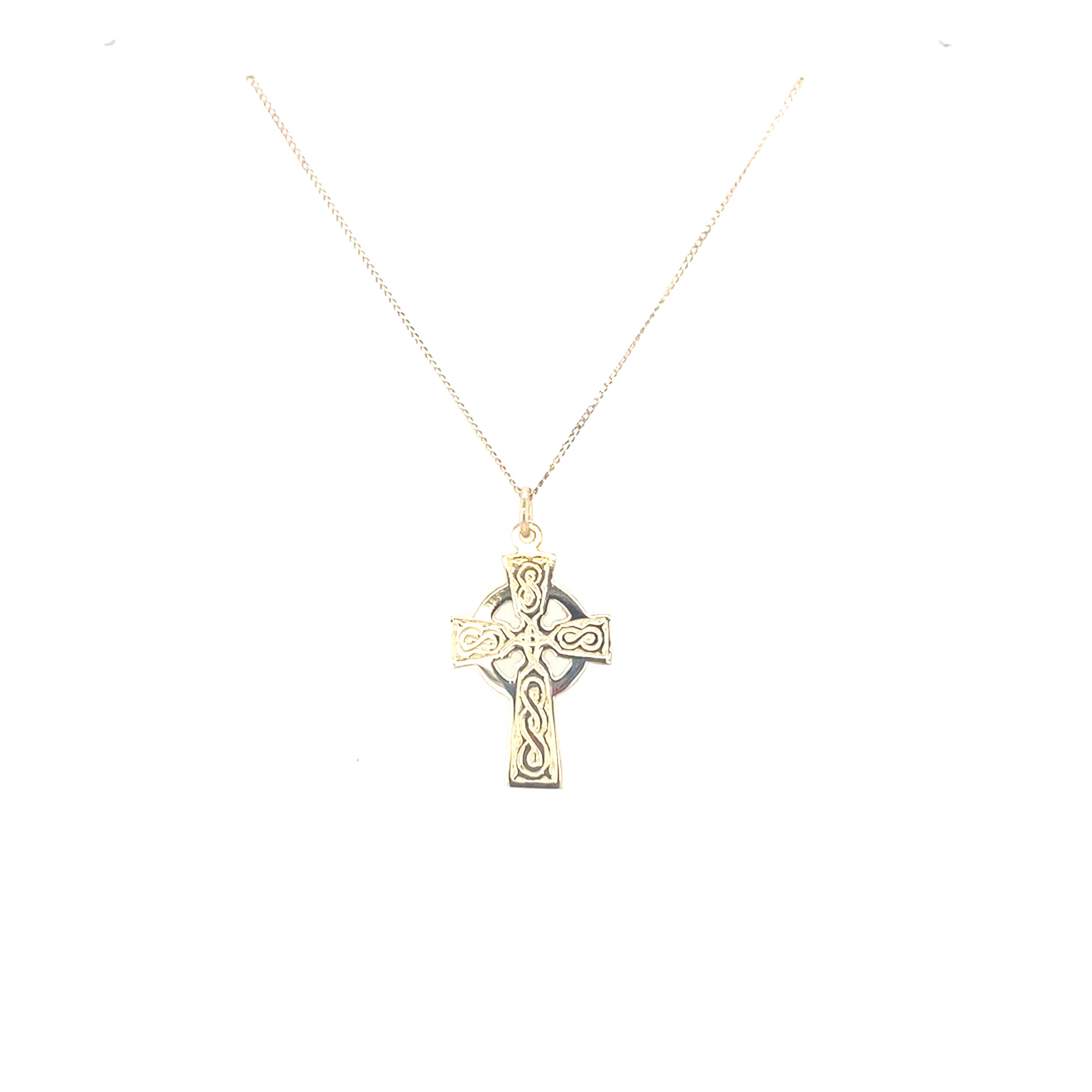 9kt Gold Celtic Cross
