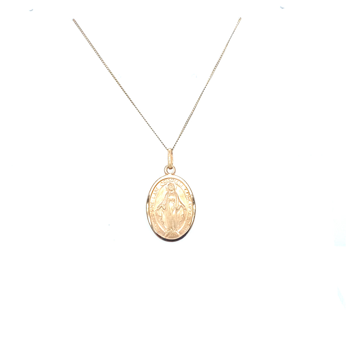 9kt Gold Miraculous Medal Pendant