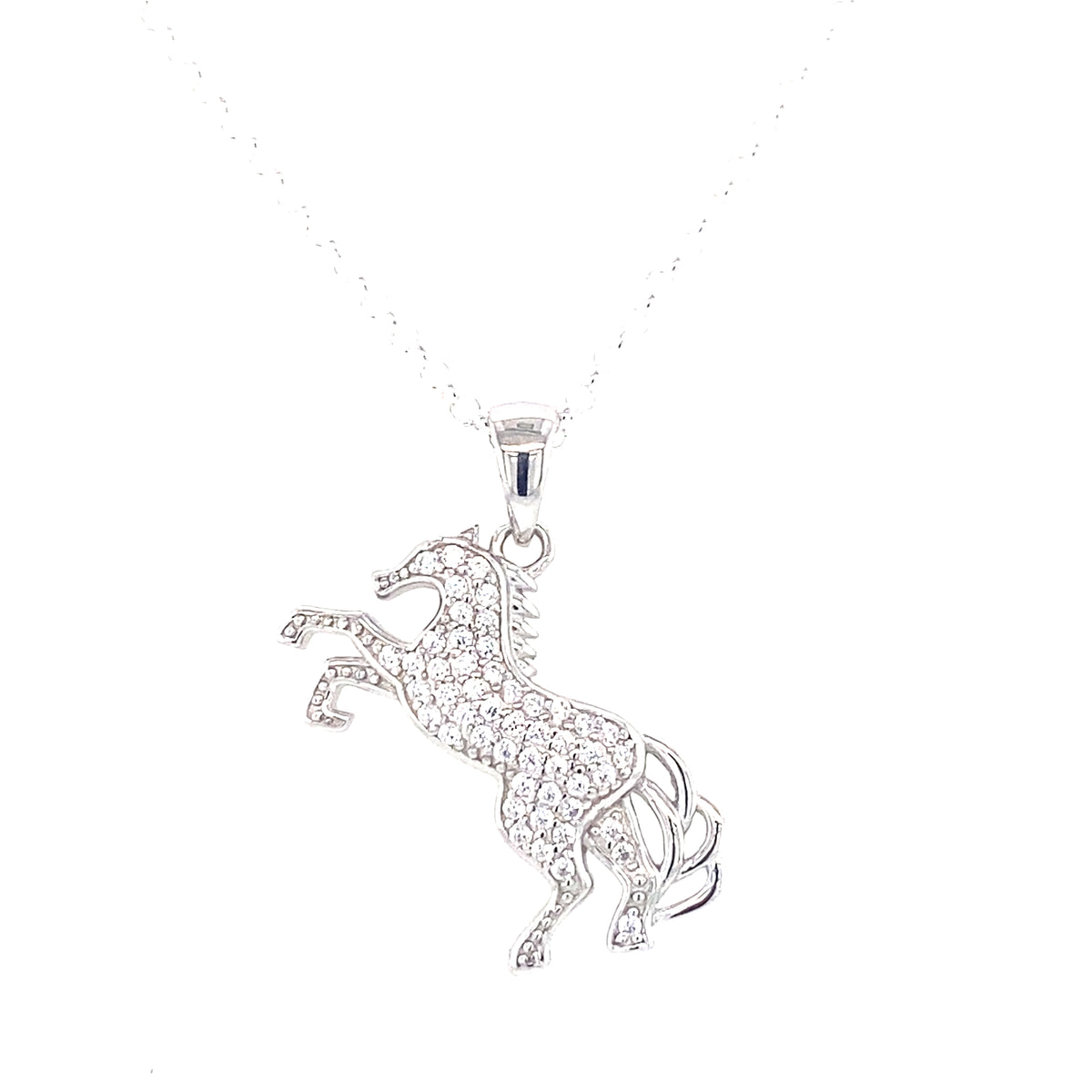 Sterling Silver Horse Pendant