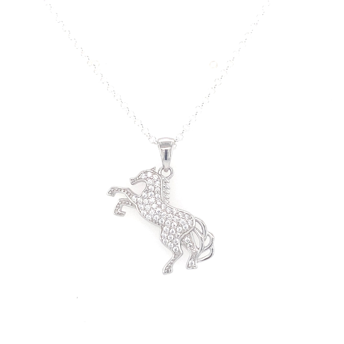 Sterling Silver Horse Pendant