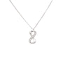 Sterling Silver Infinity Drop Pendant