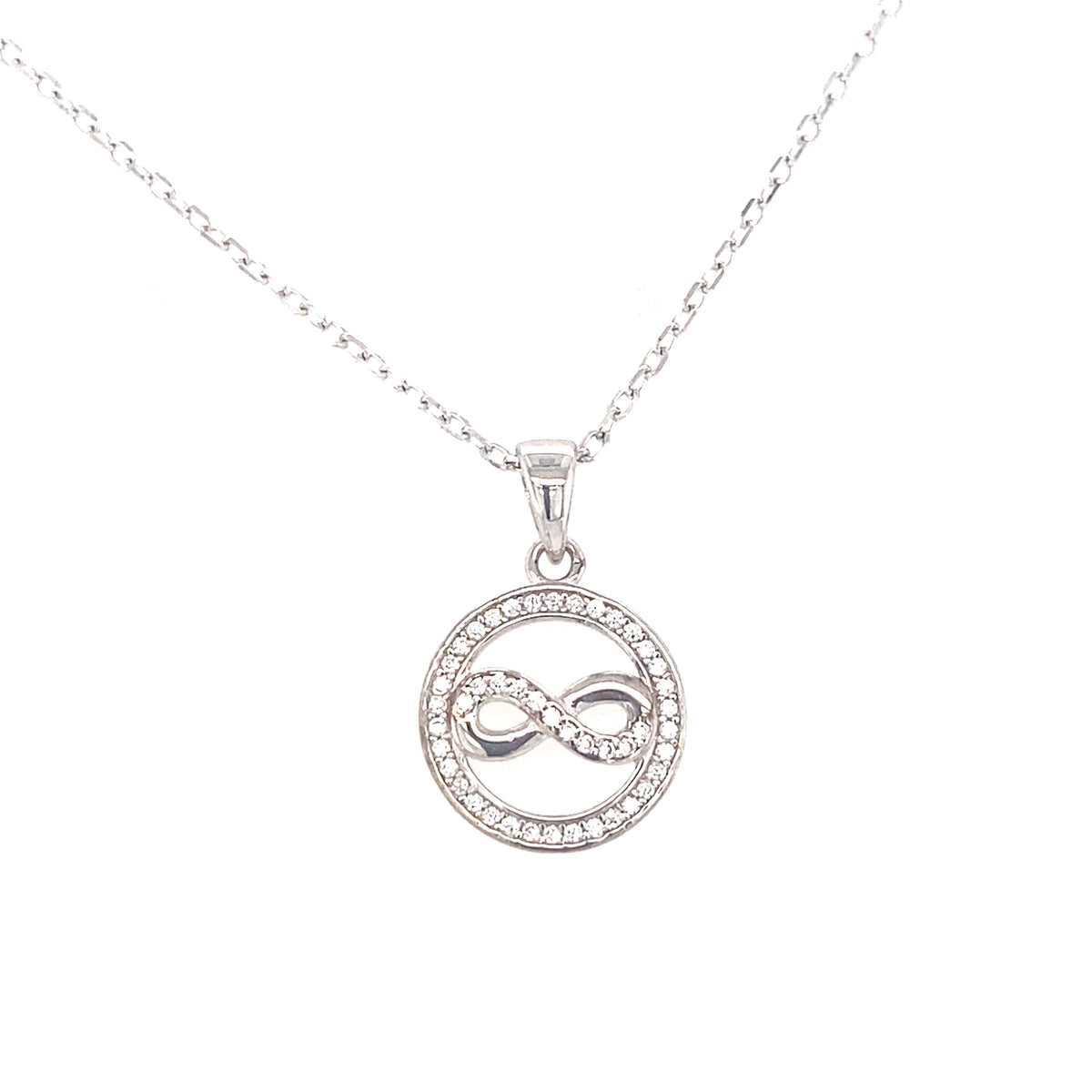 Sterling Silver Infinity Pendant