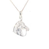 Sterling Silver Horse Head Pendant