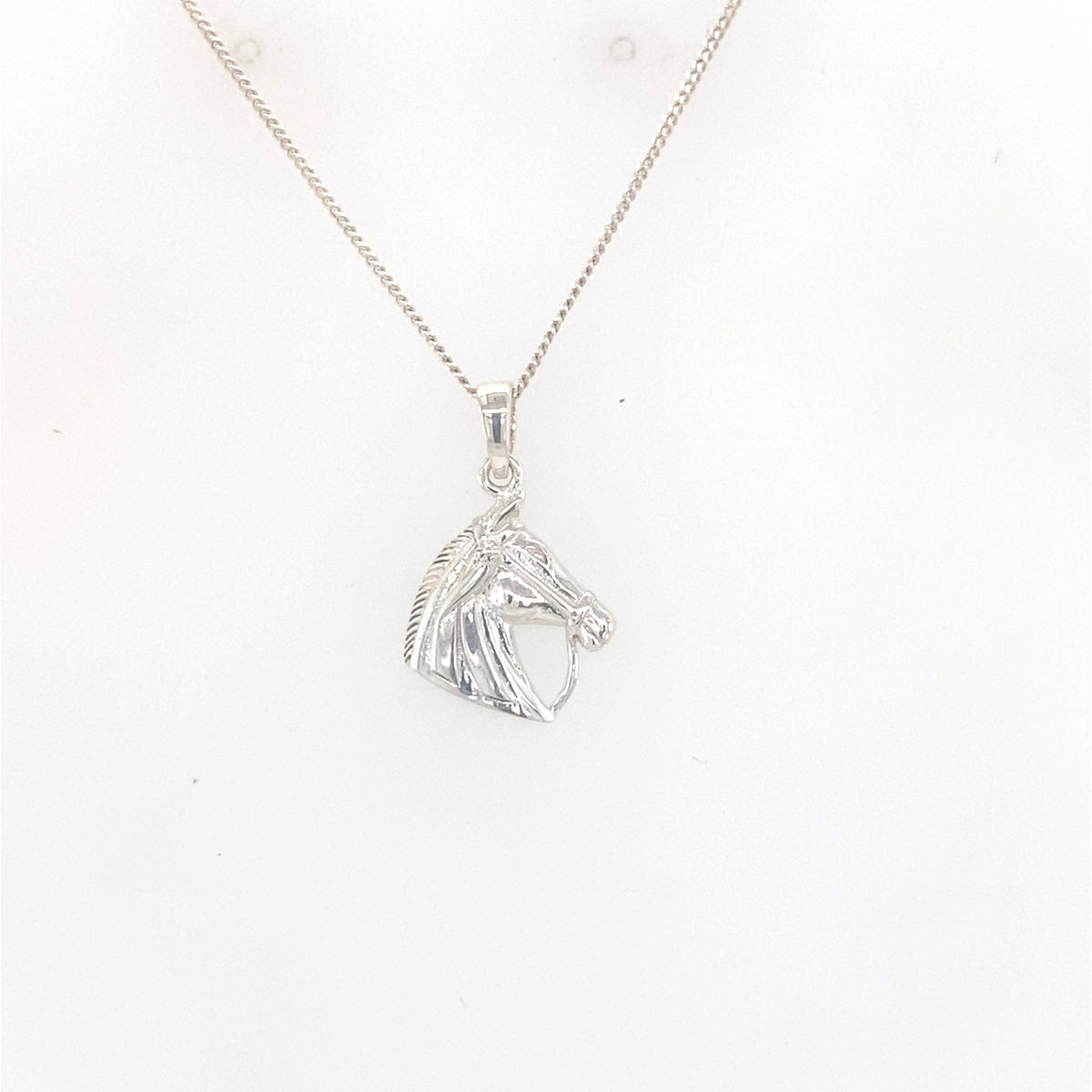 Sterling Silver Horse Head Pendant