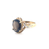 9kt Gold Smokey Topaz Ring