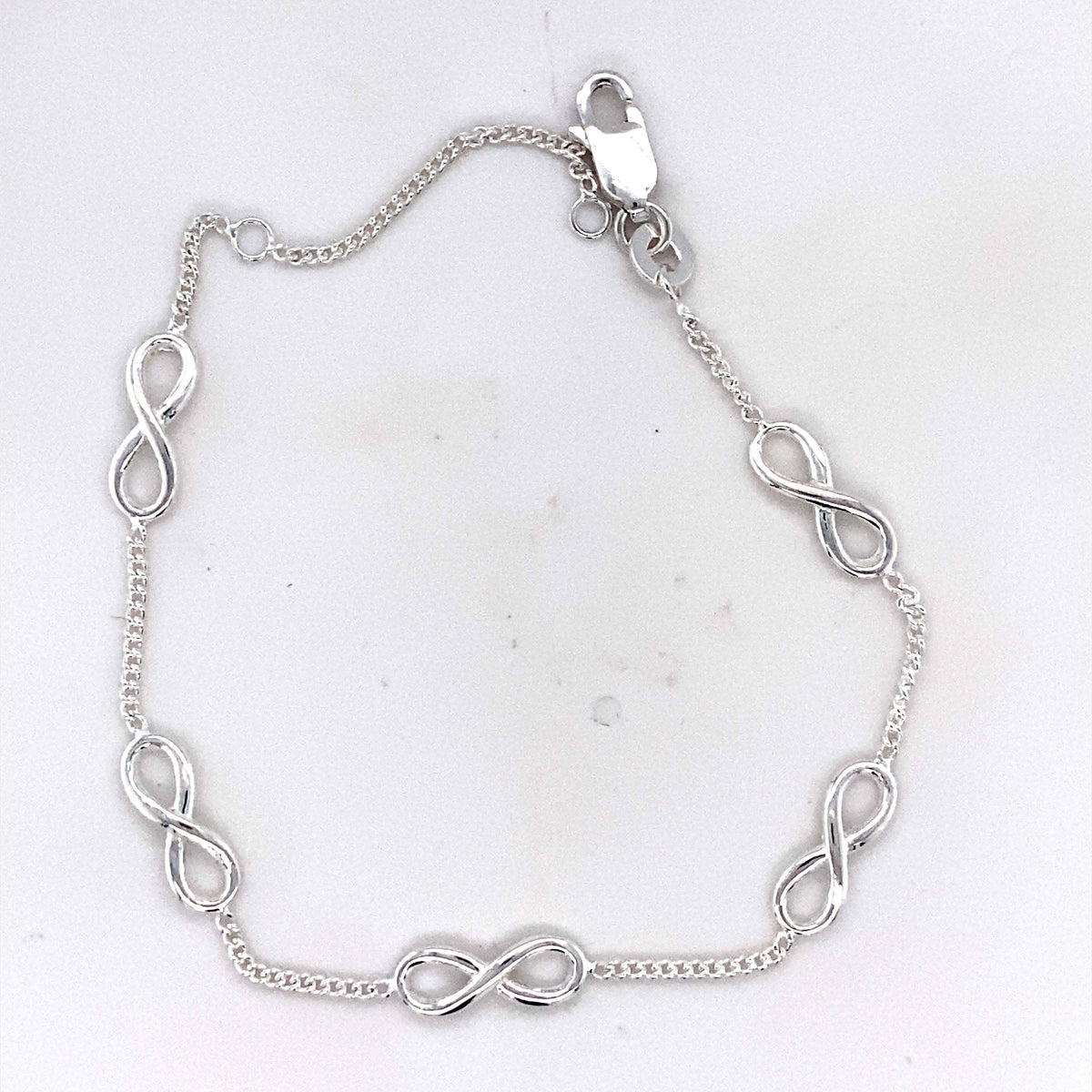 Sterling Silver Infinity Bracelet