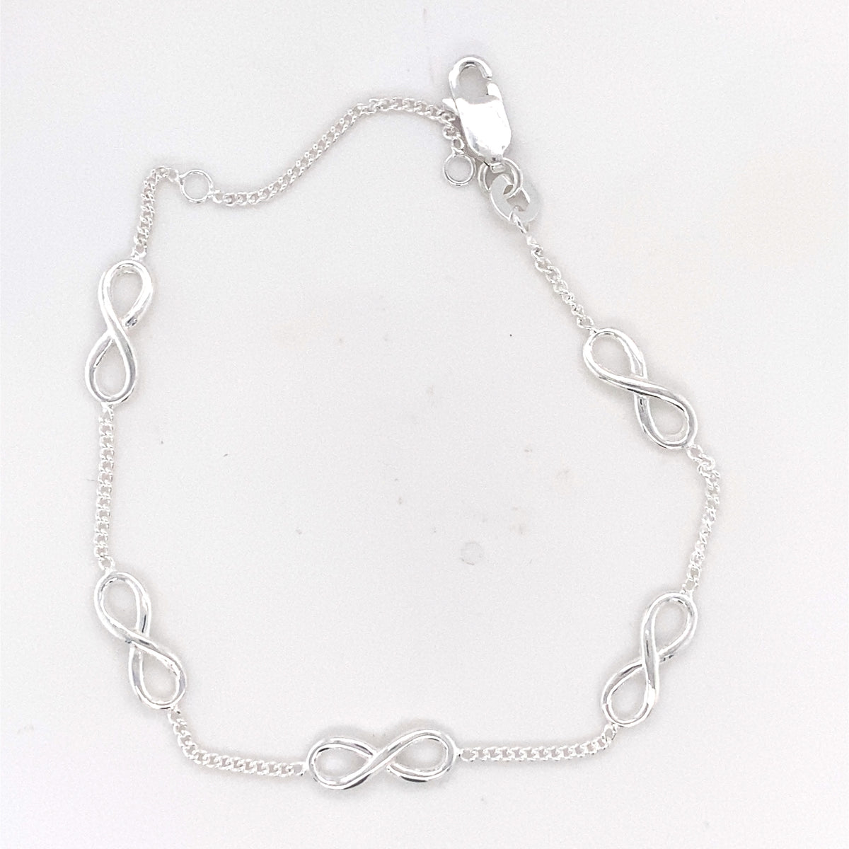 Sterling Silver Infinity Bracelet