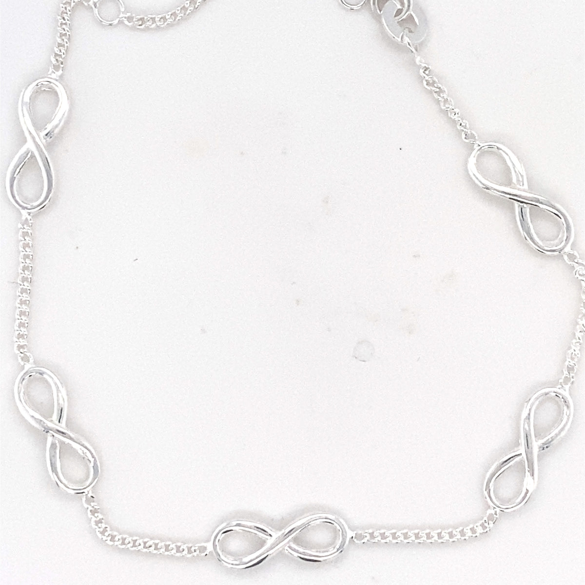 Sterling Silver Infinity Bracelet