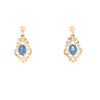 9kt Gold Turquoise Drop Earrings