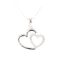 Sterling Silver Double Heart Pendant