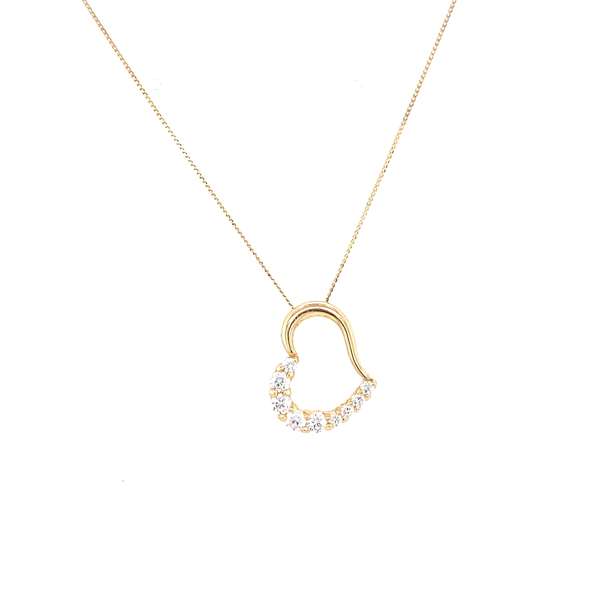 9kt Gold Heart Pendant