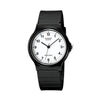 Casio Black Rubber White Dial Watch