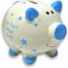 Ceramic Blue &#39;My First Piggy Bank&#39;