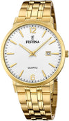 Festina Gents Yellow Gold Plated Bracelet Watch F20513/2