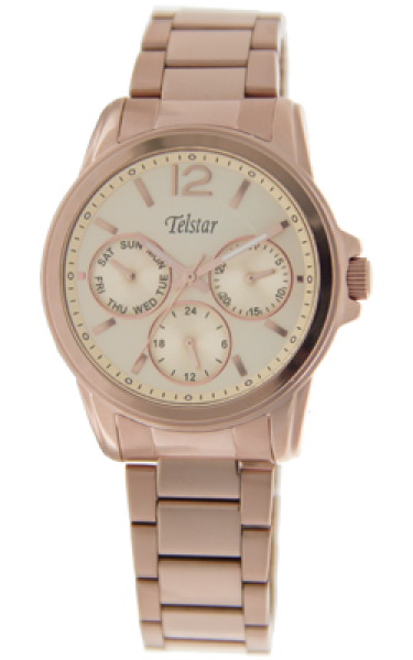 Telestar Rose Gold Tone Watch