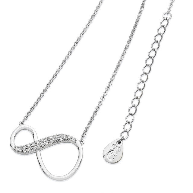 Silver Coloured Infinity Smybol Pendant