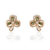 Tipperary Crystal Maureen O&#39;Hara Rose Gold Shamrock Earrings