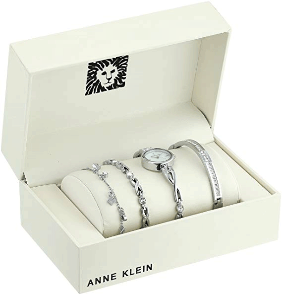 Anne Klein Silver Coloured Watch Set