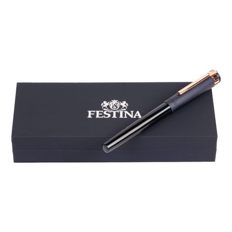 Rollerball pen Prestige Rose Gold Navy