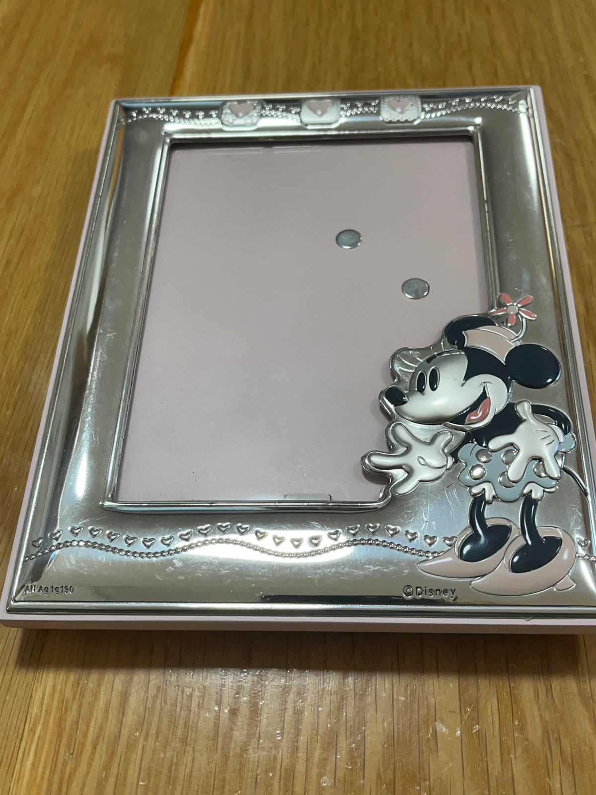 Silver Minnie Mouse Frame