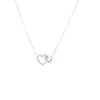 Sterling Silver Intertwinned Hearts Pendant