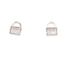 Sterling Silver Lock Earrings