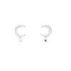 Sterling Silver Moon &amp; Star Earrings