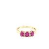 9kt Gold Ruby &amp; Diamond Ring