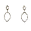 Sterling Silver Stoneset Drop Earrings