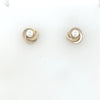 9kt Gold Pearl Stud Earrings