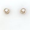 9kt Gold Pearl Stud Earrings