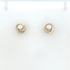 9kt Gold Pearl Stud Earrings