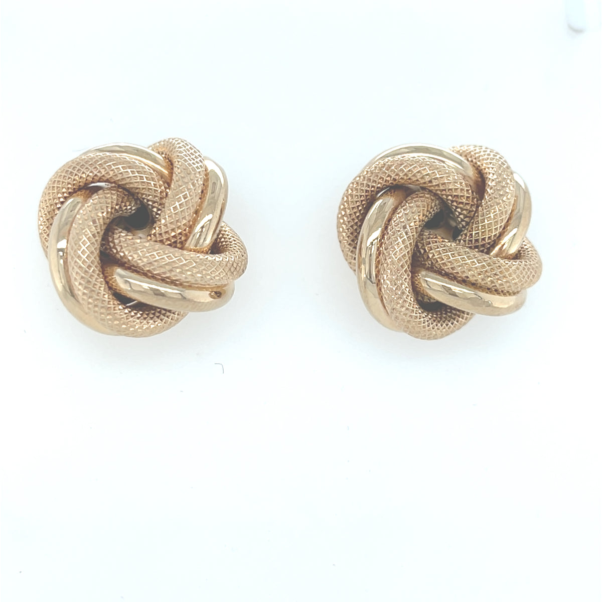 Stunning 9kt Gold Knot Earrings