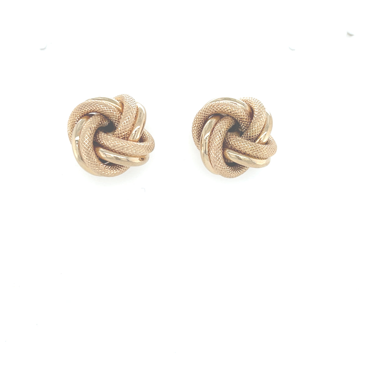 Stunning 9kt Gold Knot Earrings